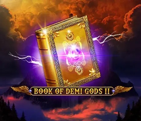 Book Of Demi Gods II logo by Spinomenal at Big Boost