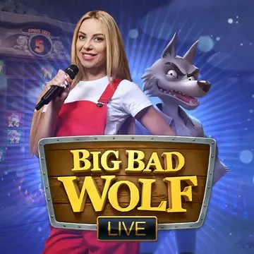 Big Bad Wolf Live logo – Live Shows by Playtech at Big Boost